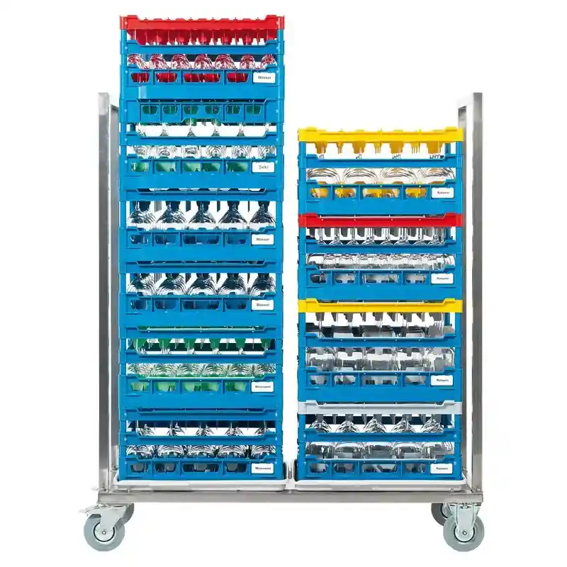 Doppelkorbrolli für 500 x 500 mm Körbe | Angebotspreis