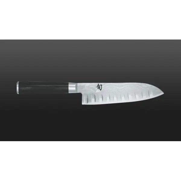 Extra-Rabatt - Santoku Kullen 18 cm Damaststahl, Kai Shun Serie