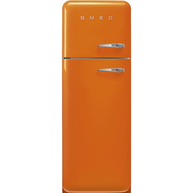 Am besten bewertet - Smeg FAB30LOR5 Kühlschrank 50‘s RETRO STYLE ORANGE freistehend Links