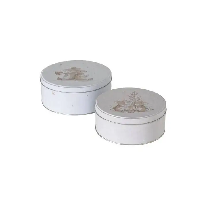 Nur noch wenige Stück | BOLTZE KeksverpackungBeige, Weiss, 2 Stück