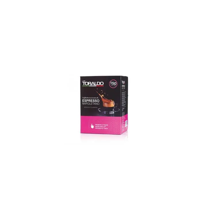 CAFFÈ TORALDO Kaffeepads150 Stück | Aktionsangebot