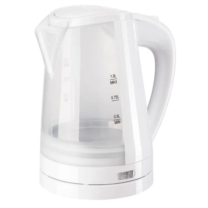 INTERTRONIC Cordless Kettle1 l, Kunststoff, Weiss - Tiefer Preis