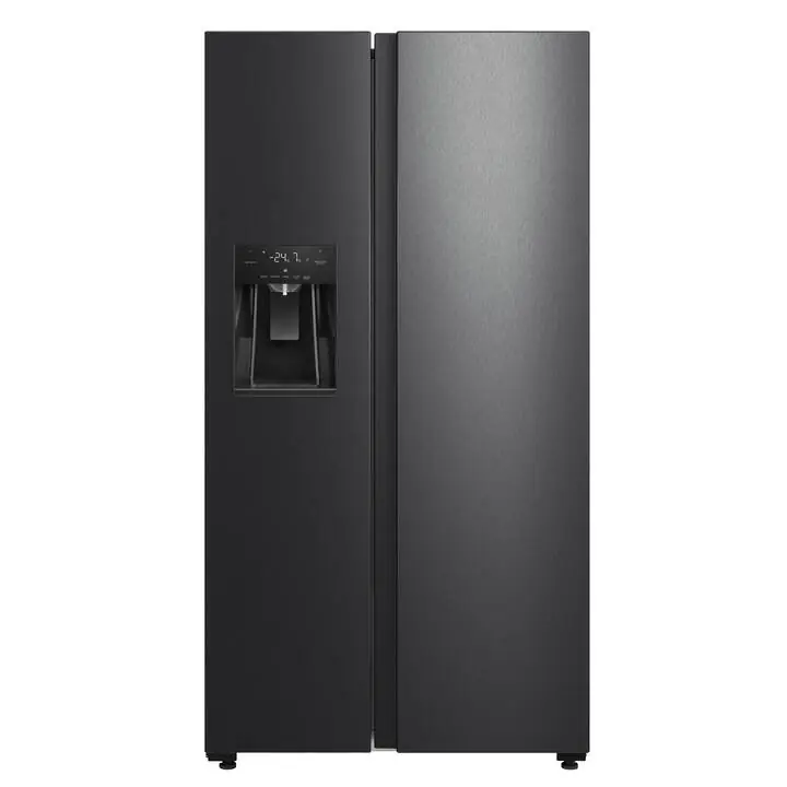 INTERTRONIC Side by Side Food Center573 l, Schwarz - Trendprodukt