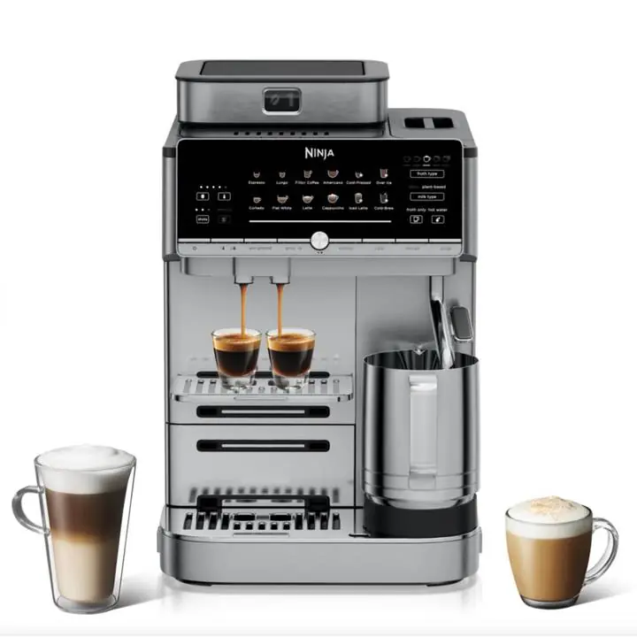 NINJA Luxe AE1051CHGrau, 2.4 l, Kaffeevollautomat | Favorit der Kunden