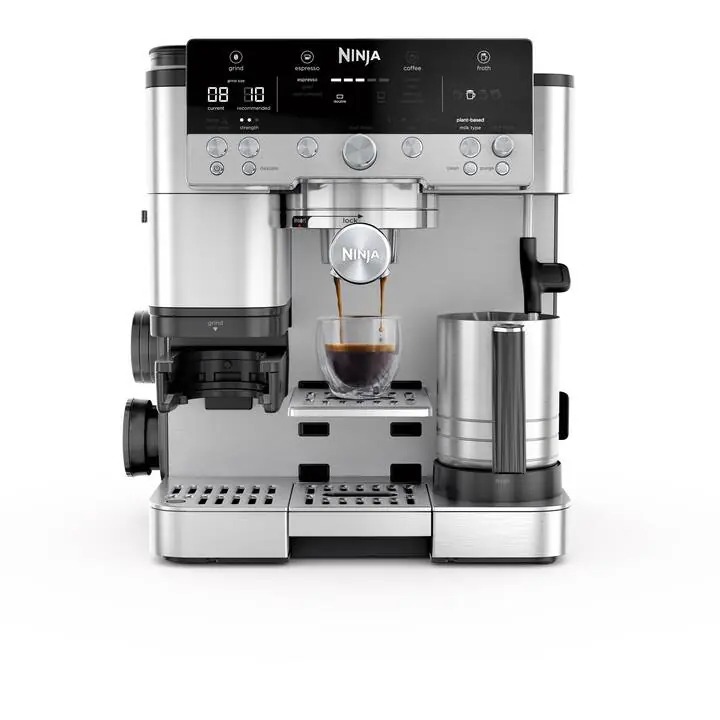 NINJA Luxe Café Premier ES601CHSchwarz, Edelstahl - Flash-Angebot