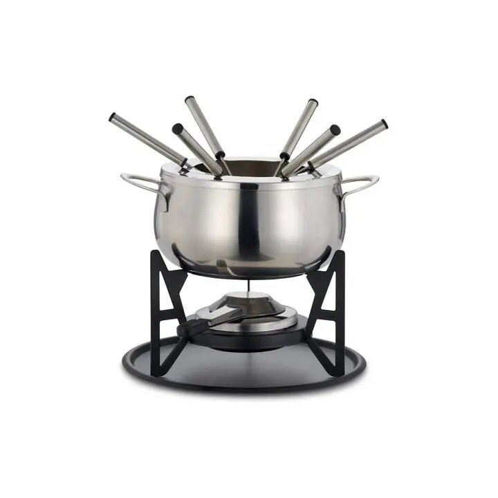 OAK & STEEL Fondue-SetSchokolade, Käse, 22 cm | Nur für begrenzte Zeit