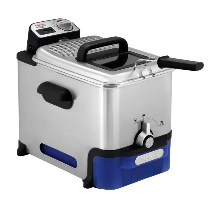 Kostenlose Abholung | TEFAL Oleoclean Pro Inox & DesignFR8040) - Fritteuse (Silber