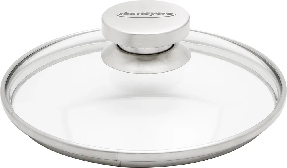 Sonderaktion - Glasdeckel mit Edelstahlring 30cm