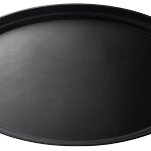 Aktionsangebot - Camtread Tablett oval 73.5x60cm rutschfest schwarz