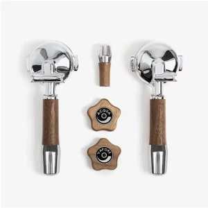 Top-Angebot | Wiedemann Griffset elegant für ECM/Drehräder, Nussbaum