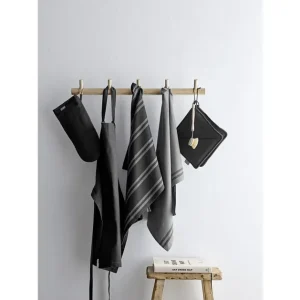 Topflappen Soft, Baumwolle, schwarz - 2er-Set | Spare jetzt